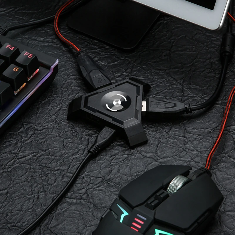  PUBG Mobile Gamepad Controller Gaming Keyboard Mouse Converter For Android ios Phone to PC Bluetoot