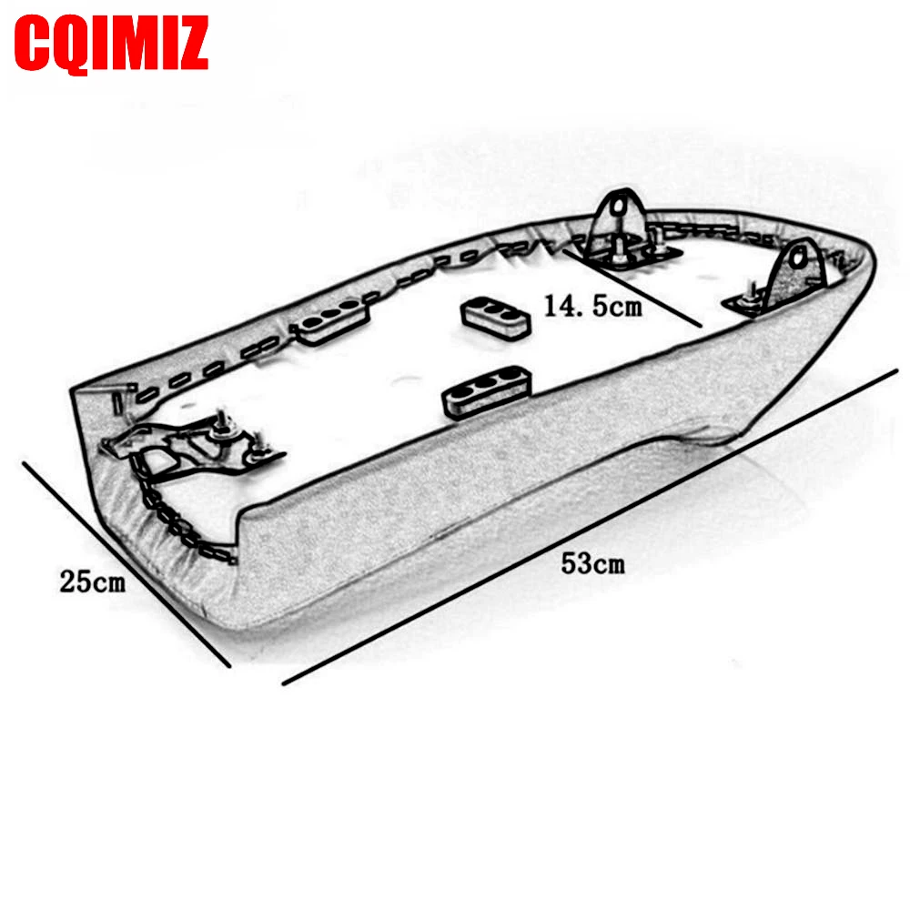 Винтажное сиденье для мотоцикла Hump Honda CB125S CB200 CB350 CB400 Kawasaki Z750 Suzuki T250 Yamaha RD125 250| |