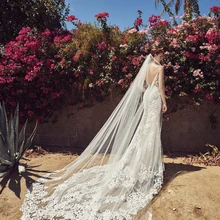 Белое кружевное свадебное платье с открытой спиной и русалочкой, новинка, сексуальное свадебное платье с рыбьим хвостом, платье невесты, Vestido De Noiva Robe De Mariage