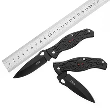 Knife outdoor tactical folding blade stainless steel camping hunting home fruit fold knives