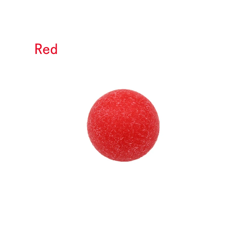 1 шт. 36 мм 1,4" шероховатая поверхность футбольный настольный футбол мяч зеленый пластик футбольные Мячи Детские фусбол для ног - Цвет: Красный