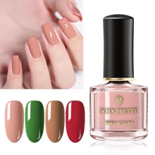 BORN PRETTY 6 пилка для ногтей лак Быстросохнущий стойкий зеленый красный розовый синий цвет лак для ногтей дизайн 15 цветов