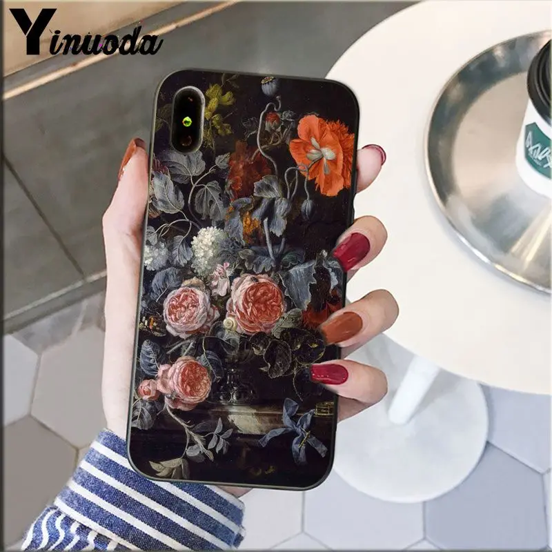 Classic painting flower Butterfly In a Vase aesthetic Art