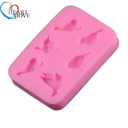 HEARTMOVE DIY птица силиконовые торт Fondant плесень отделка шоколадное мороженое лоток для плесень Fimo глины Maker выпечки инструмент 9236