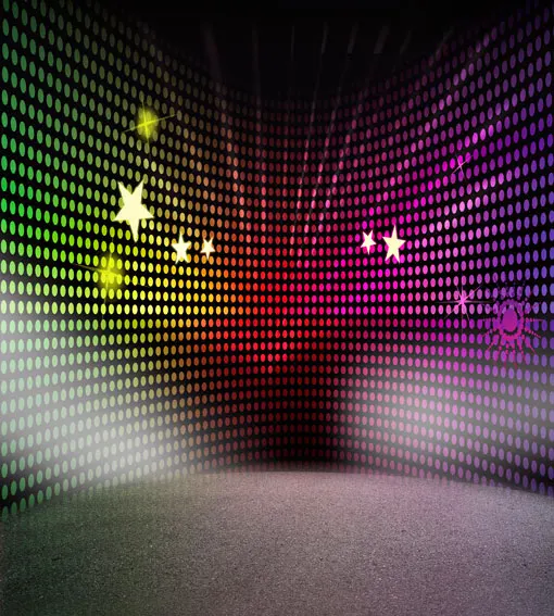 

DJ Disco Music Stars photo backdrop Vinyl cloth High quality Computer printed custom Photography Backgrounds