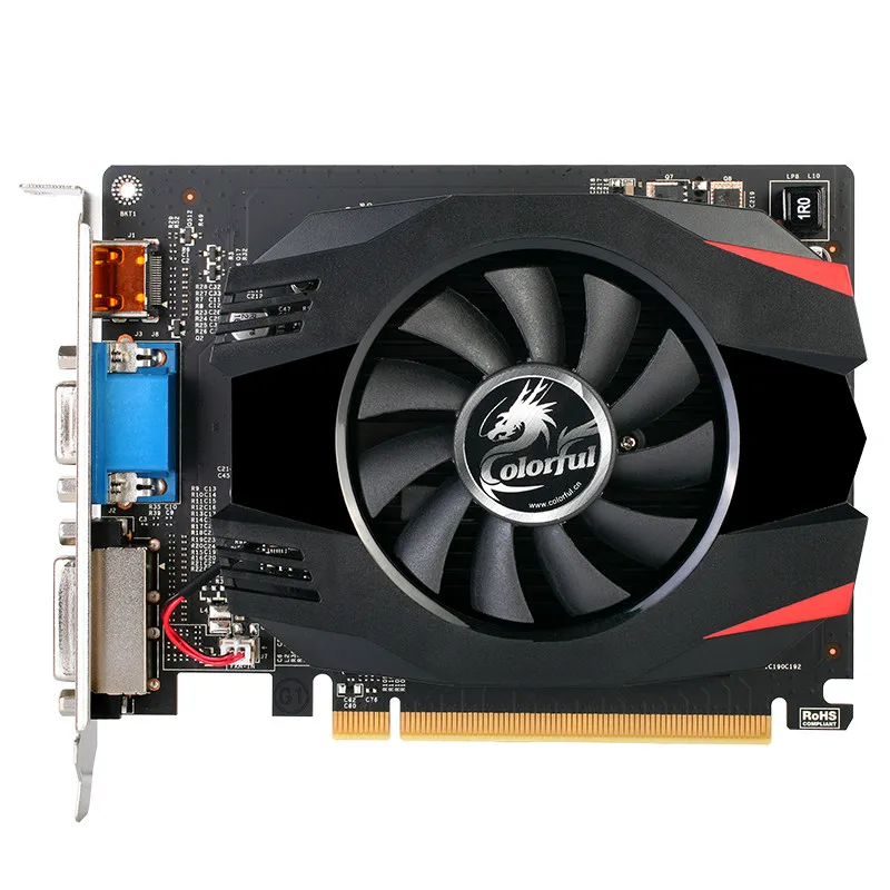  For Office Professional 100% Original Colorful GT710 1GB DDR3 Computer Graphics Video Card Placa De Video for Nvidia 