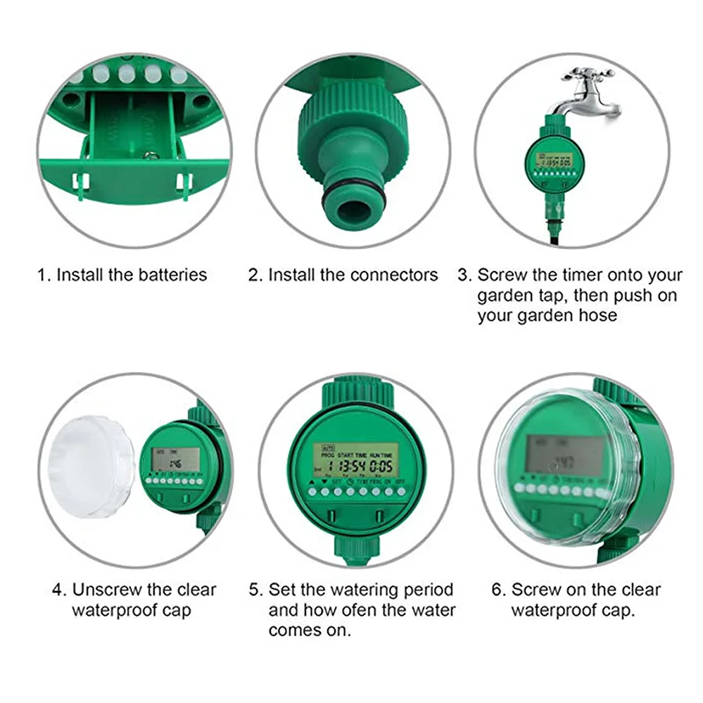 Садовый Полив Таймер автоматический электронный таймер для воды домашний сад Орошение Таймер контроллер системы autoplay Ирригатор