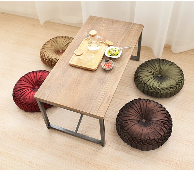 Us 21 07 8 Off Dia 40cm Handmade Round Sofa Decorative Cushions Plush Pillows Throw Pillowcase Chair Home Free Shipping In Cushion
