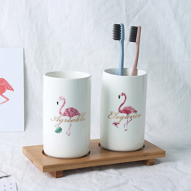 NEWYEARNEW Cartoon Creative Bathroom Tumblers Tooth Mug Washing Cup