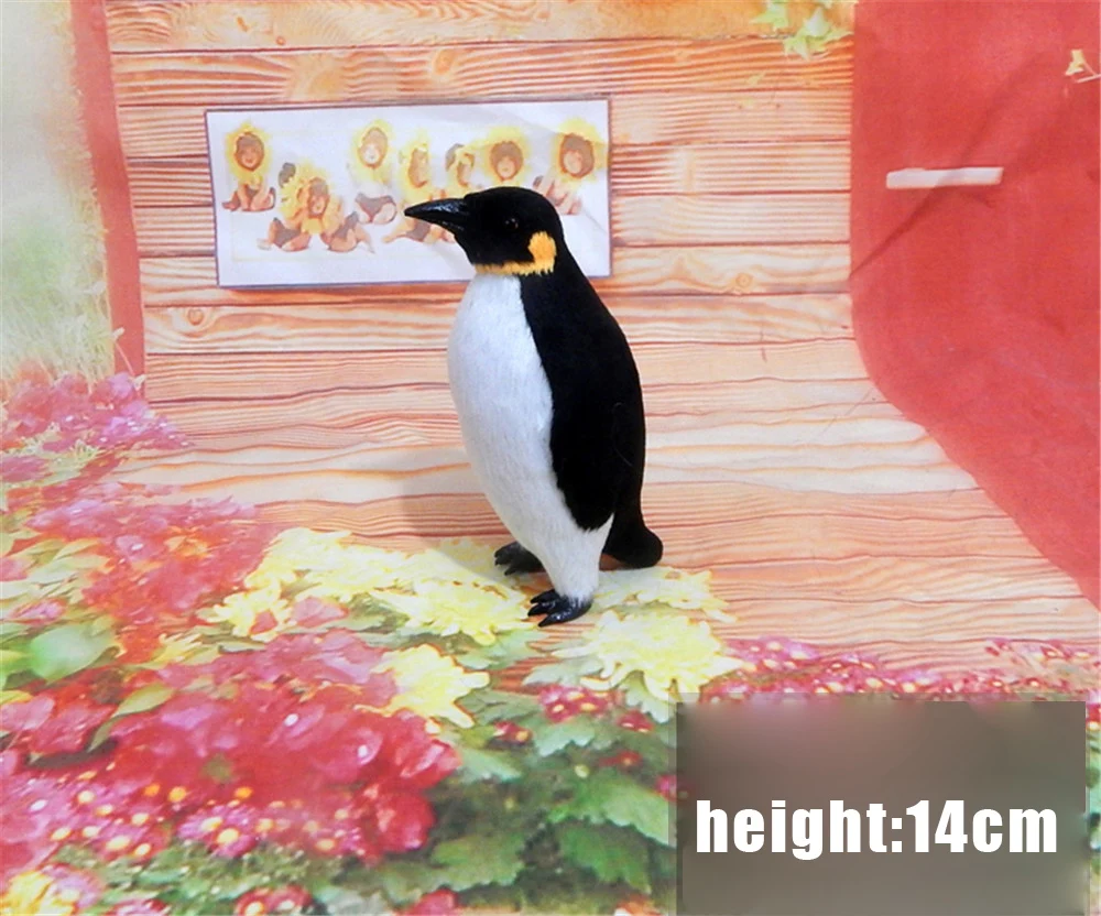 Fancytrader Simulation Penguin Toy Model Handicraft Animals Doll Plastic Fur Teaching Prop Home Decoration Toy 7