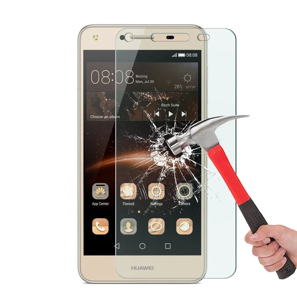 0,26 мм защита для экрана из закаленного стекла для HUAWEI Honor 5A LYO-L21 Y3 Y5 Y6 II 4C Pro P8 P9 P10 Lite Nova Young чехол