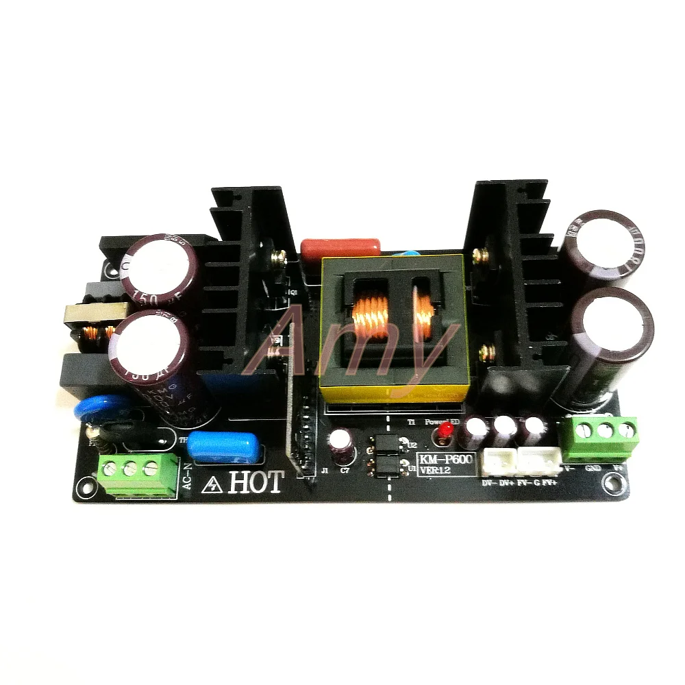 

LLC resonant soft switching power supply power amplifier 600W +/-55V voltage regulator output