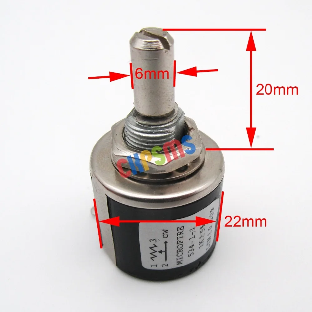 Фото Потенциометр Microfire 534-1-1 1 1 K подходит для вышивальной машины SWF #534-1-1 1 1 K №3