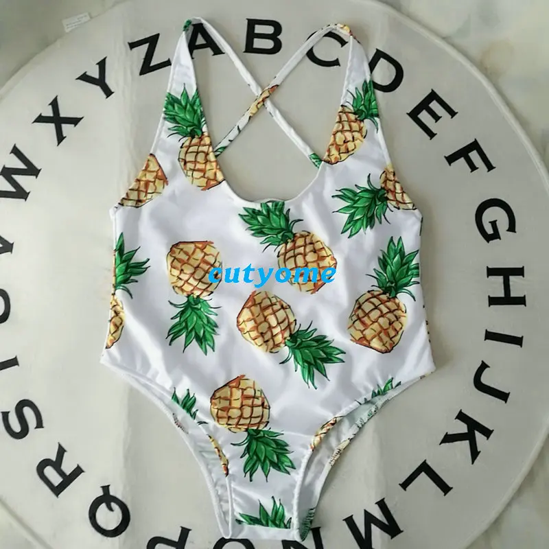 Mother Daughter Father Son Matching Swimsuits Pineapple Bikini Shorts Family Swimwear Outfits Mommy And Me Dad Mom And Daughter (30)