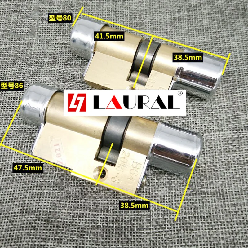 Door Lock Cylinder Door Lock Accessories Applicable Entrance Lock Cylinder Type 11 AB Key Security Anti-Theft Copper Door Lock Core With Keys