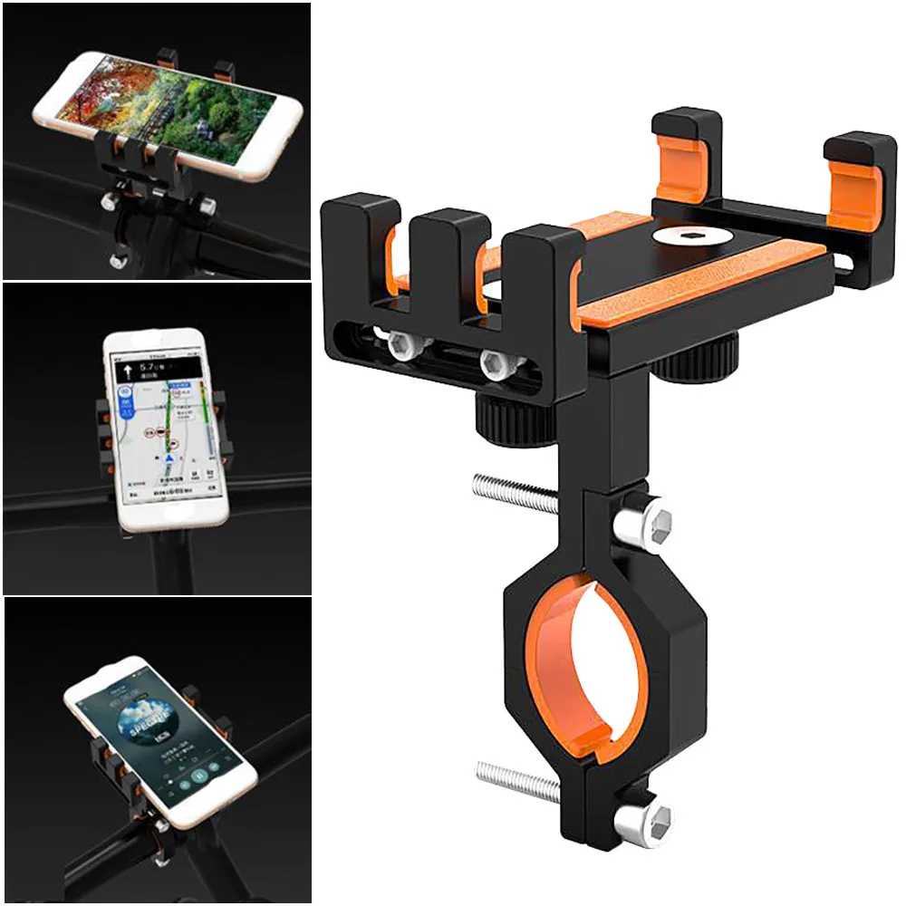 New Bike Bicycle Phone Holder Handle Mount Handlebar Holders Extender
