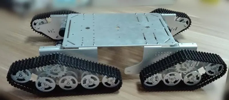 RC 4WD металлический бак шасси большой нагрузки гусеничный автомобиль большой подшипник гусеничный трек DIY RC игрушка умный автомобиль шасси робот