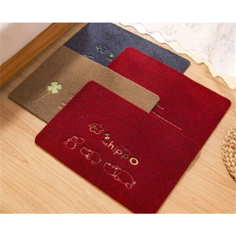 Occident Style Polypropylene bedroom floor Carpet embroidered with Flower pattern Non-Slip living room Bathroom Kitchen Door mat | Дом и сад
