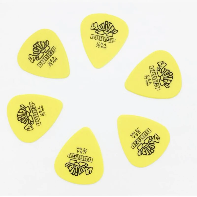 6 шт./компл. Dunlop Tortex гитарные стандартные медиаторы классический медиатор