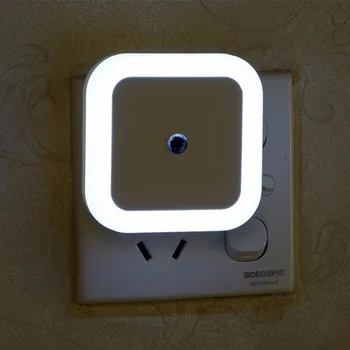 

Yangreen 1Pcs EU/US plug Smart Sensor LED Night Light Lamp Induction Sensor Control LED Light 0.5W automatic light babyroom lamp