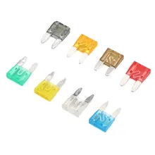 80 шт Мини Стандартный лезвие Набор предохранителей для 2/5/7,5/10/15/20/25/30 Ампер автоматический автомобильный рычаг управления Лодка Грузовик лезвие предохранителя кабельные наконечники в наборе для предохранитель