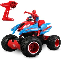 Человек-паук транспортное средство с дистанционным управлением Land Cruiser альпинистская Заряженная игрушка четыре привода RC анимационная игрушка электрическая головоломка игрушка в подарок