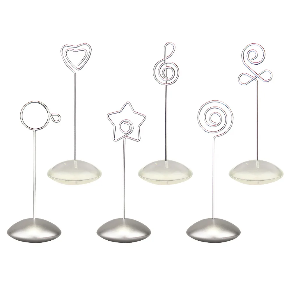 

Lot 10pcs Flying Disc Base Craft Wire Photo Clip,Memo Card Holder,Table Place,Advertiseing Display,Silver or Clear Stand,Stable