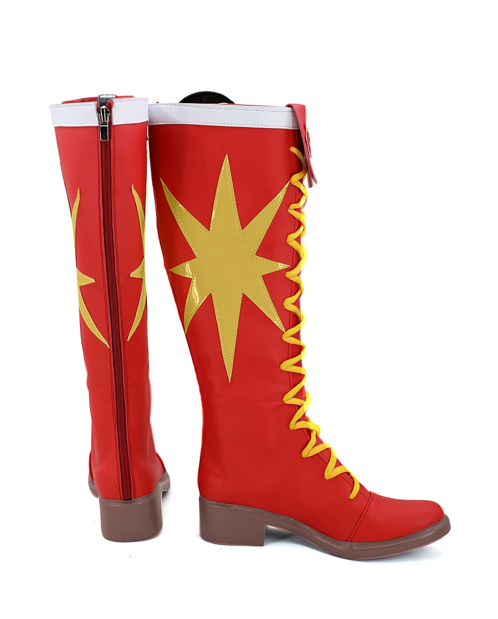 Aikatsu SHF Hoshimiya Ichigo Cosplay Boots Red Shoes (3)