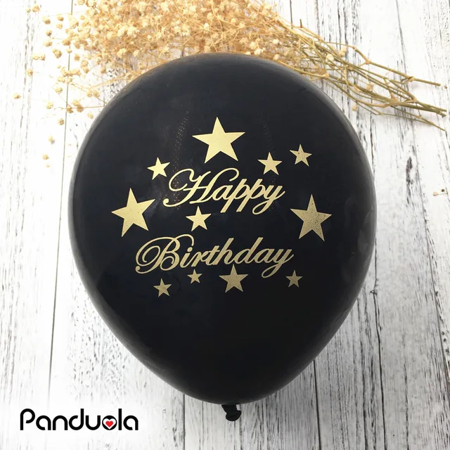 10 قطع عيد ميلاد سعيد بالونات الهواء بالونات عيد ميلاد حزب زينة الاطفال حزب بالون الزفاف الديكور استحمام الطفل globos