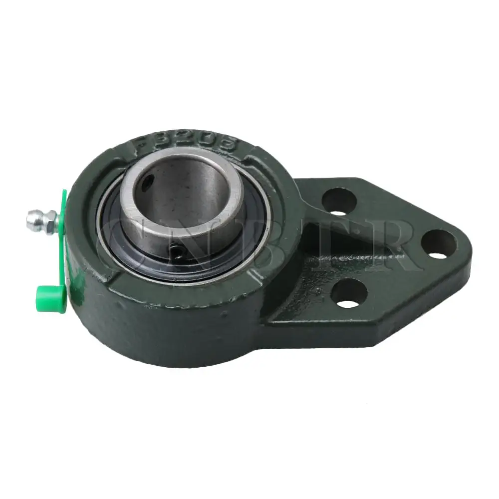 

CNBTR UCFB206 Cast Iron Base Pillow Block Bearing 25mm Bore Self-Alignment