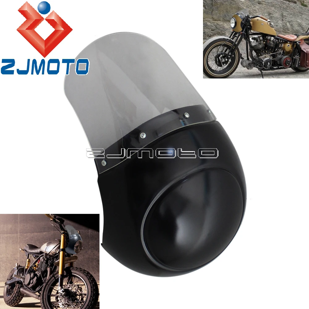 Мотоциклетная фара обтекатель бикини винтажный Cafe Racer маска на фару для
