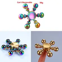 Шестиконечный Gourd колено чистый Медь Спиннер съемный Непоседа ручной Спиннер для пальцев Спиннер гироскоп снять стресс