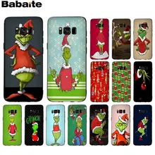 

Babaite The Grinch Christmas Popular Custom TPU Phone Cover For GALAXY s7 edge s8 plus s9 plus s6 s6 edge for dota