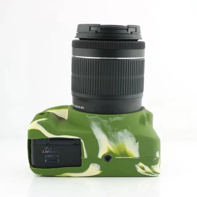 Силиконовый чехол TPU резиновый гелевый защитный чехол для камеры для DSLR Canon 100D