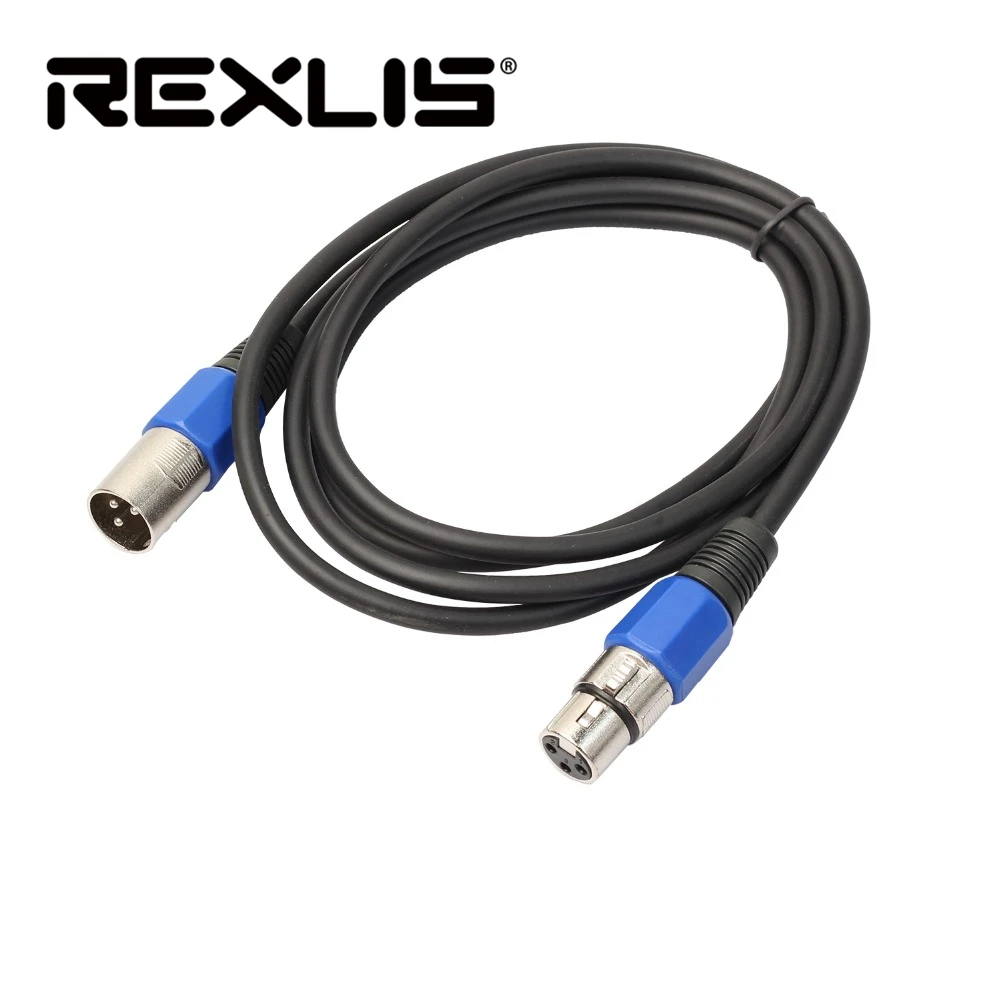 REXLIS XLR кабель мужчин и женщин M/F аудио для микрофонный микшер TPE Материал + OFC Медь| |