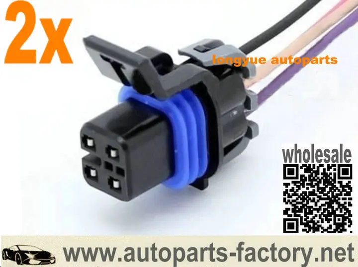 

longyue 2pcs 4 way LS1 OXYGEN O2 SENSOR CONNECTOR PIGTAIL Fuel Pump connector Wiring Harness NEW 15cm wire