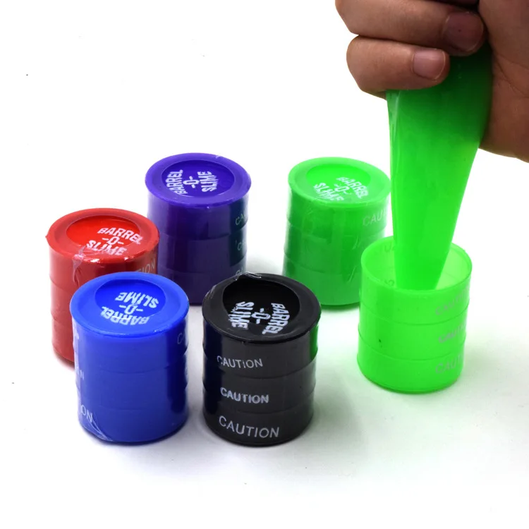 Colors Slime Toy Lizunov Toy Clear Clay Barrel Slime Glue