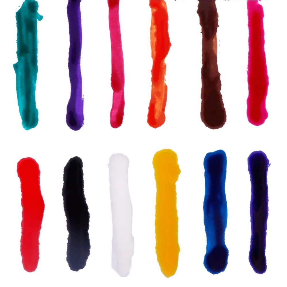 Лидер продаж фоточувствительные штемпельной краской 10 мл заправки чернил 12 Цвет выбор для самостоятельного красочного флэш-штамп подарок#266537