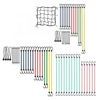 

Outdoor Elastic Rope Bungee Cord Straps Hammock Fixing Rope with Hook.