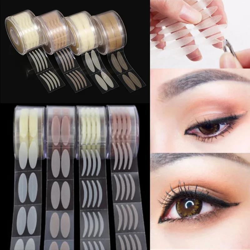 

600pcs Instant Invisible Upper Double Eyelid Lift Strip Tape Stickers Adhesive Eyelid Paste Beauty Tool