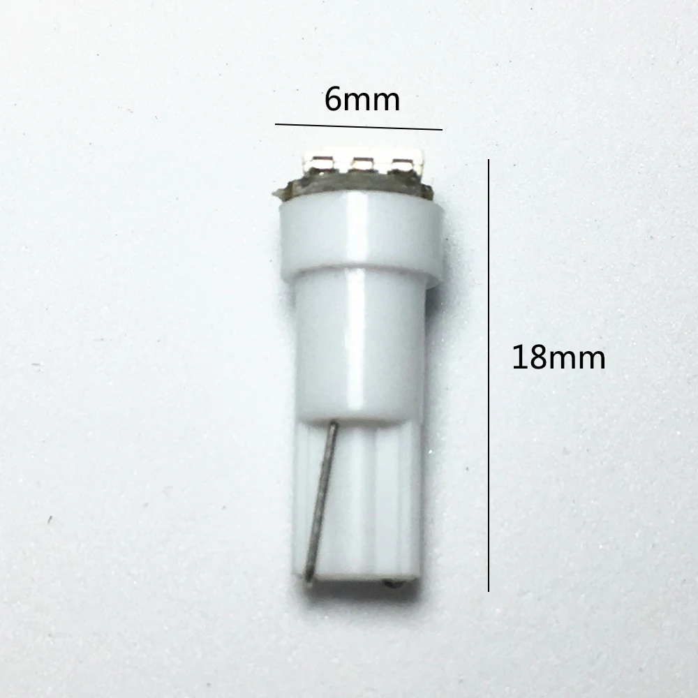 100X 화이트 블루 레드 옐로우 그린 T5 led 악기 빛 17 37 73 74 SMD 5050 자동 LED 램프 12V 100pcs 자동차 대시 보드 전구