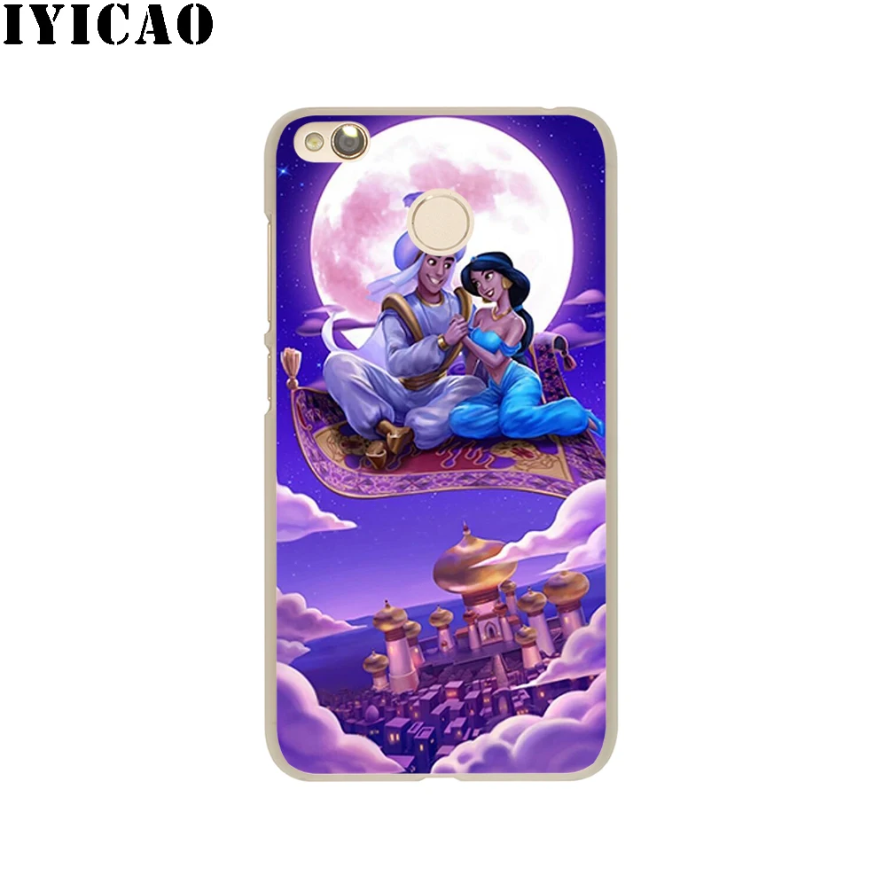 IYICAO Aladdin мультипликационный Жесткий Чехол для Xiaomi Mi 5 5S 6 9 8 A2 Lite A1/5X A2/6X Mix 2S F1 SE MAX 3 9T