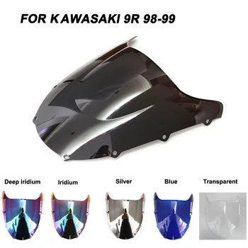 

Windshield For Kawasaki Ninja ZX9R ZX-9R 1998-1999 1998 1999 98 Double Bubble Windscreen Wind Deflectors Motorcycle Motorbike