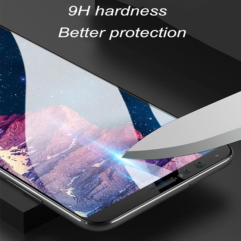 5D изогнутое закаленное стекло для Xiaomi Mi9 SE Poco F1 Mi8 Lite Полное покрытие Защита экрана для Redmi 6A Note 7 6 5 Pro защитная пленка