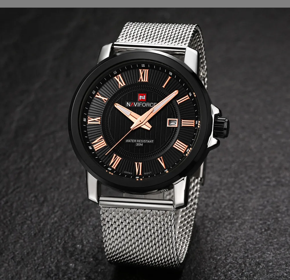 NAVIFORCE Top Luxury Brand Women Watch Back Light Hands Business Fashion Casual Ladies Quartz Watches Waterproof Montre Femme
