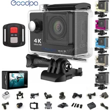 GOODPA H9/H9R экшн-камера со сверхвысоким разрешением Ultra HD, 4 K, WiFi, 1080 P/60fps 2,0 ЖК-дисплей 170D объектив шлем Cam pro Водонепроницаемая цифровая Спортивная камера