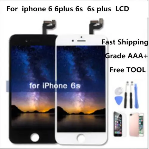 

AAA For iPhone 6 LCD Screen Full Assembly For 6 Plus 6s Display Touch Screen Replacement Display No Dead Pixel
