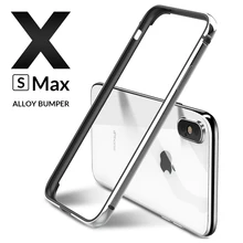 Роскошный металлический бампер для iPhone X XR XS 11 Pro Max чехол алюминиевый бампер ультра тонкий чехол для телефона s для iPhone X S 11 7 8 чехол