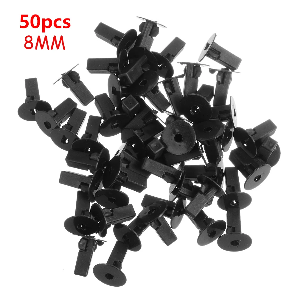 

10/50Pcs 8/9mm Car Plastic Fastener Clips Tool Bumper Inner Fender Fixed Rivets Door Panel Push For Toyota Prado Corolla rav4