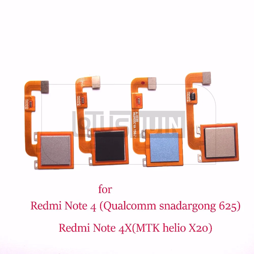 1 шт. Новинка для Xiaomi Redmi Note 4 4X goodix Touch ID сканер отпечатков пальцев гибкий кабель note4